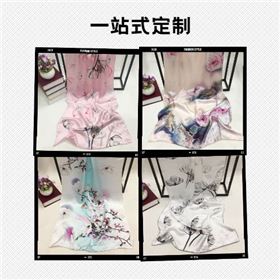 絲巾圖片&mdash;&mdash;真絲絲巾、真絲圍巾，圍巾定制